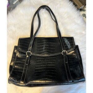 Carryland Women's Handbag Black Leather
Large